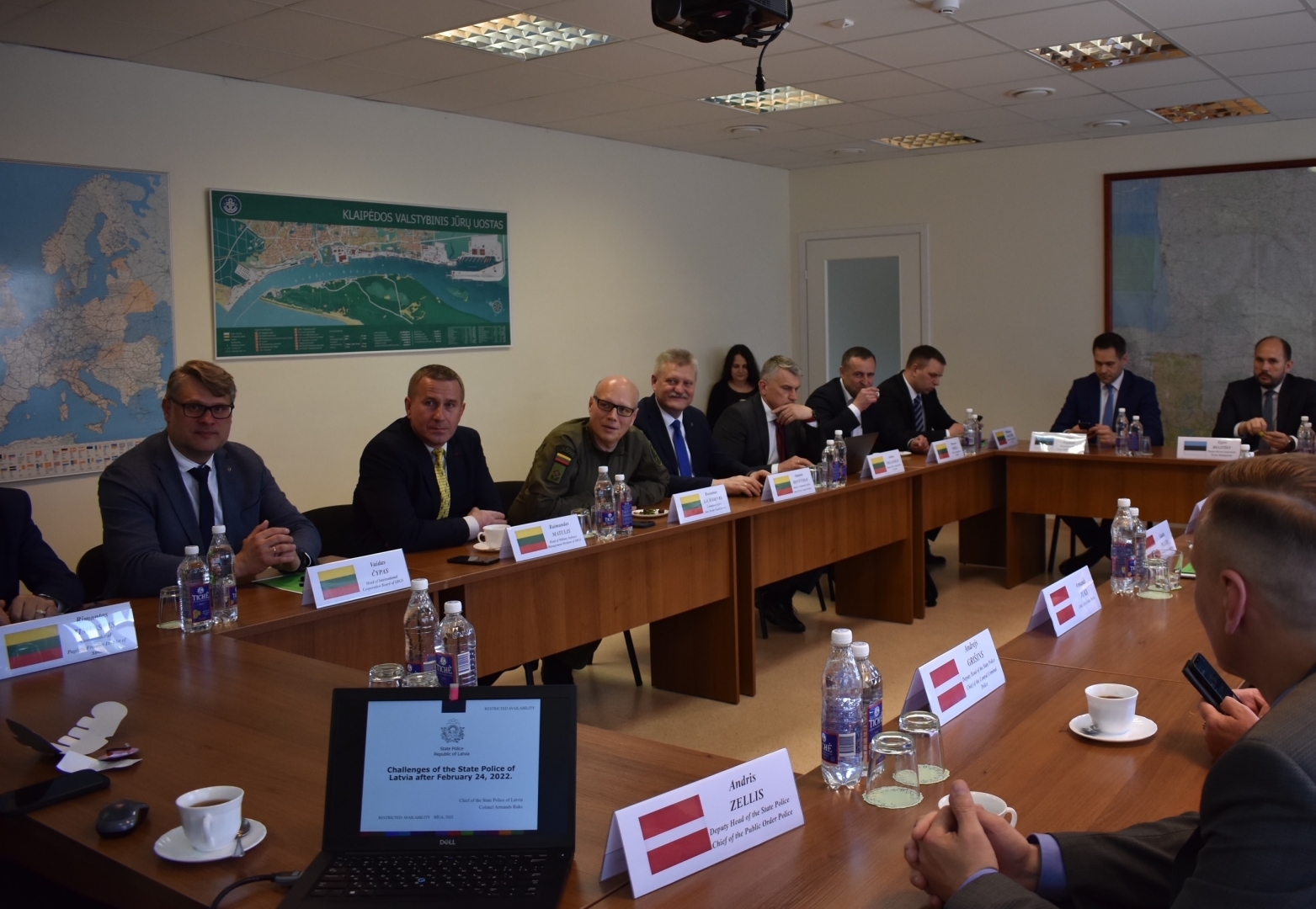 Tikās Baltijas valstu Robežapsardzības un Policijas iestāžu vadītāji