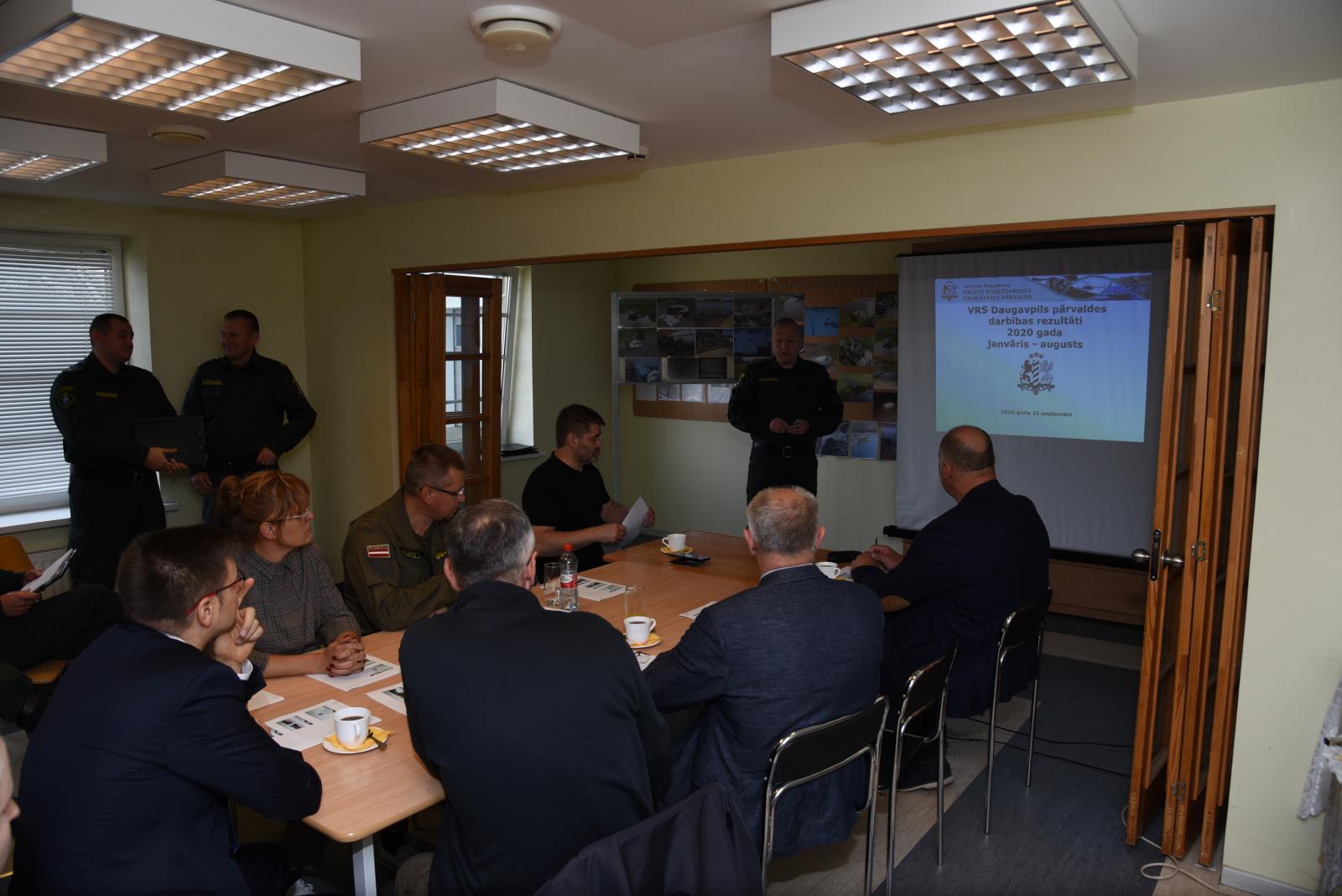 FOTO: Vizīte Daugavpils pārvaldē