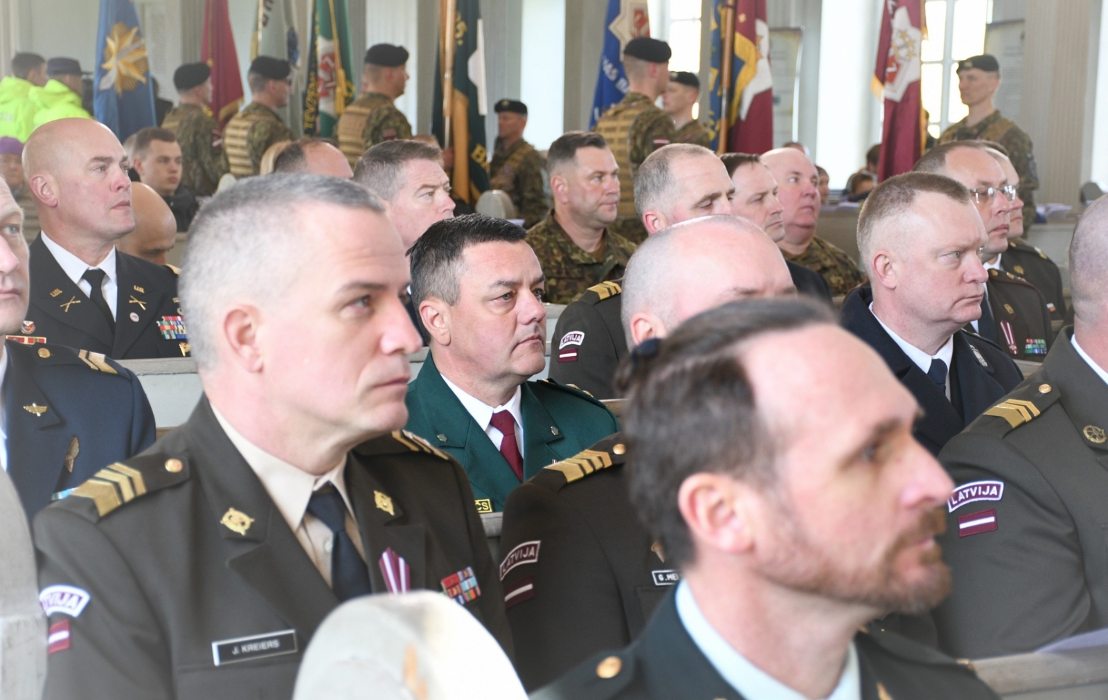 Robežsargi piedalās 4. maija svinībās Alūksnē