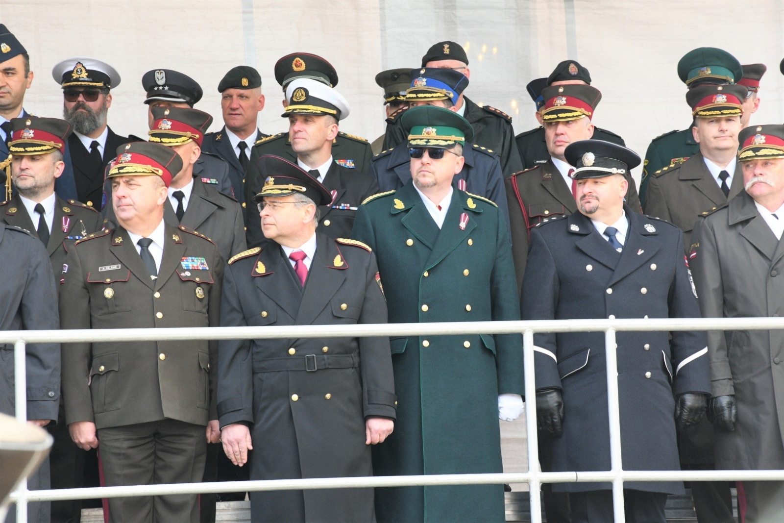 Robežsargi piedalās 4. maija svinībās Alūksnē