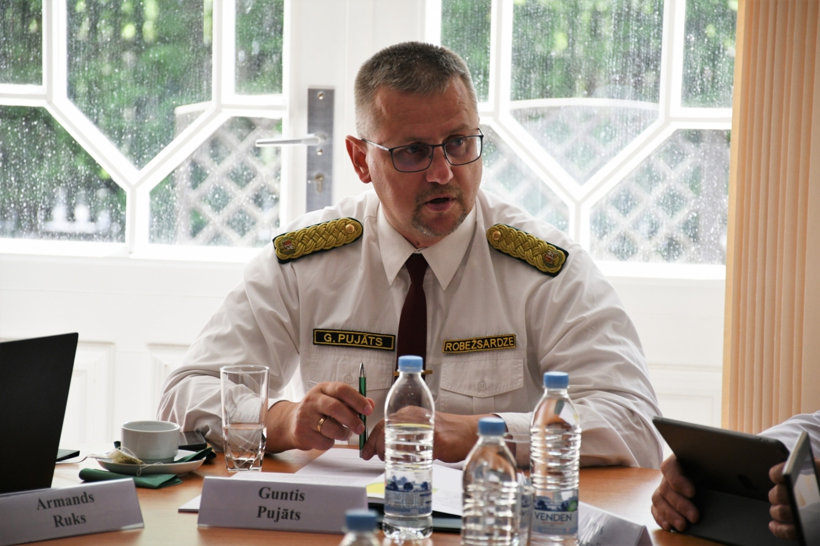 Tikās par valsts robežas drošību atbildīgo iestāžu vadība