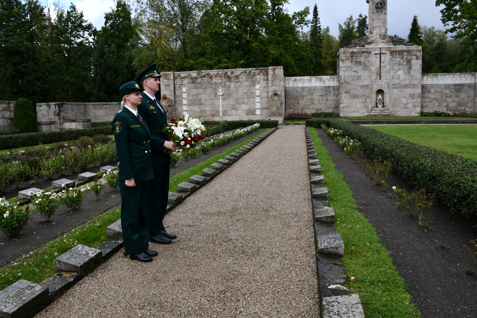 Norisinājās Robežsardzes sagrāves un represēto robežsargu piemiņai veltītie atceres pasākumi