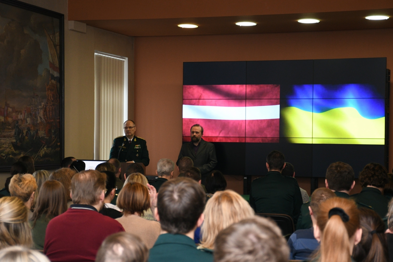 FOTO: Juris Martukāns VRS štāba sanāksmē