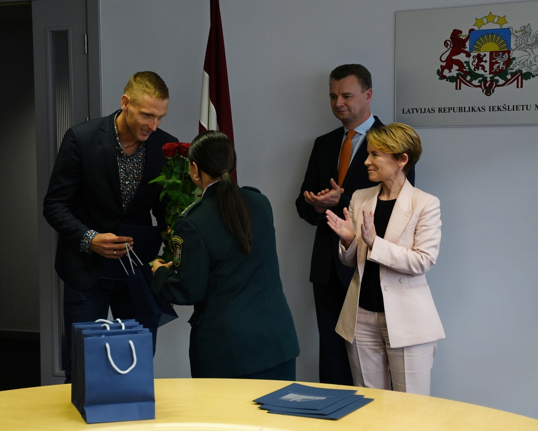 FOTO: Olimpiešu apbalvošanas pasākums