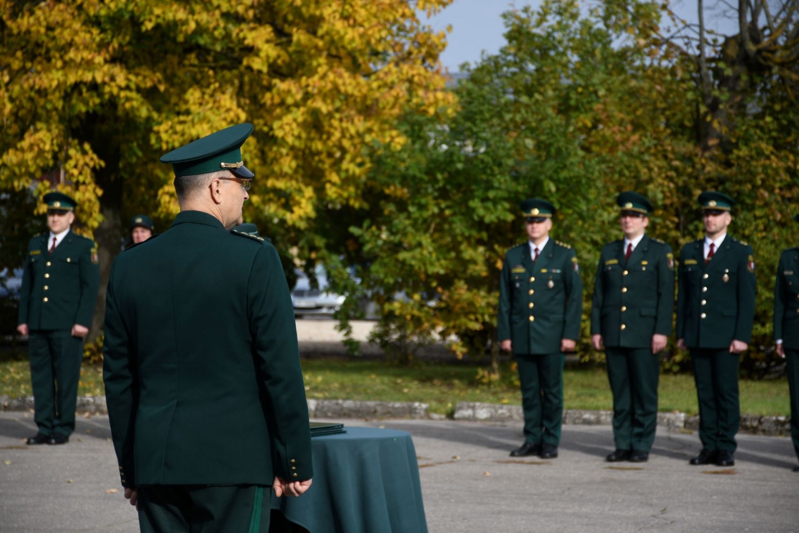 Foto : zvēresta došana