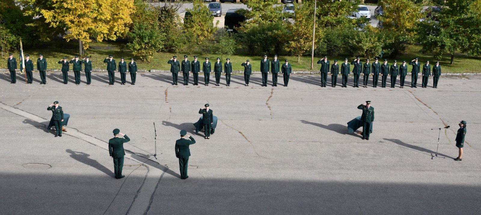 Foto : zvēresta došana