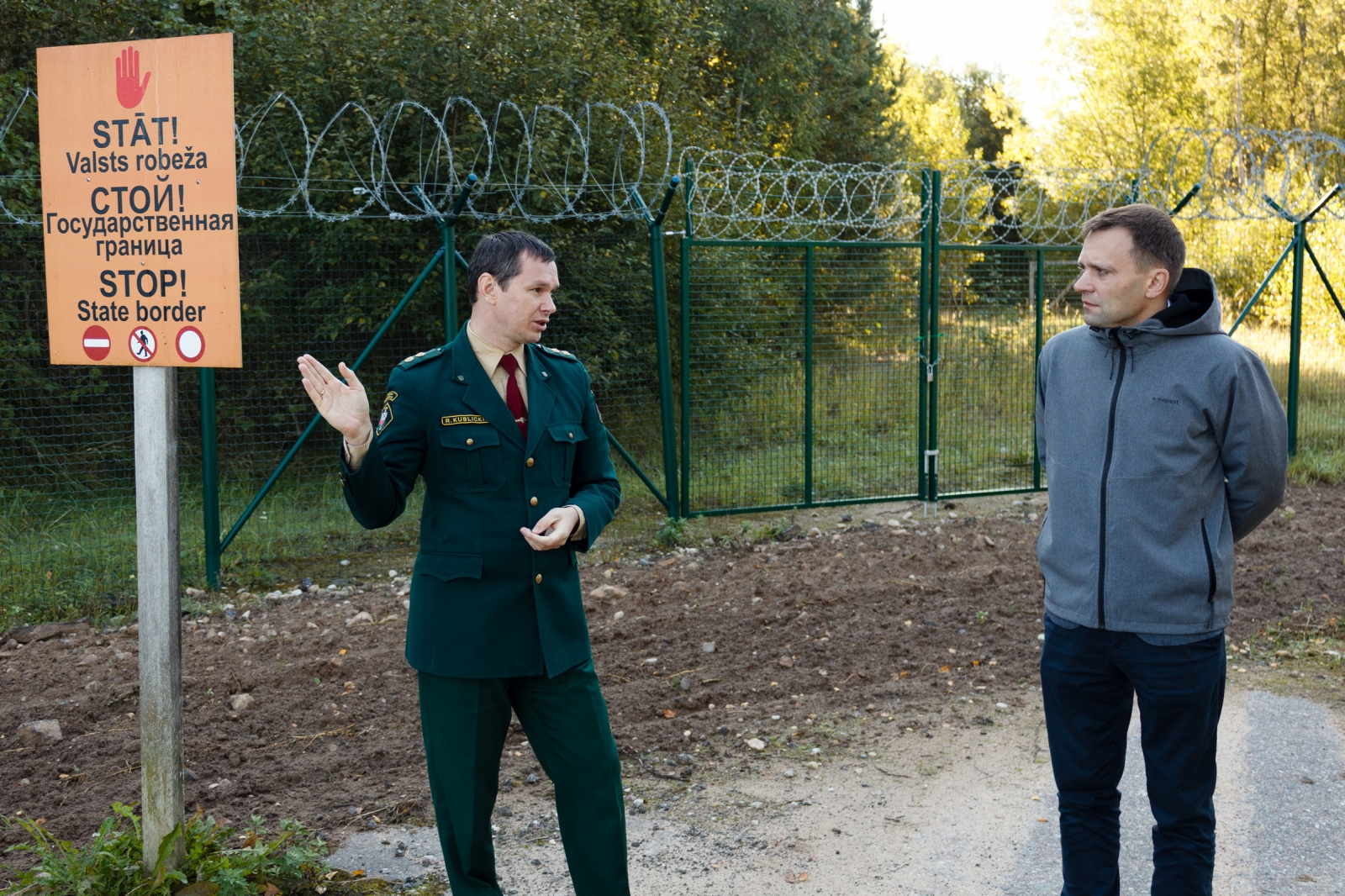 FOTO: Frontex aģentūras sadarbības koordinators apmeklē Latvijas – Krievijas ārējo robežu