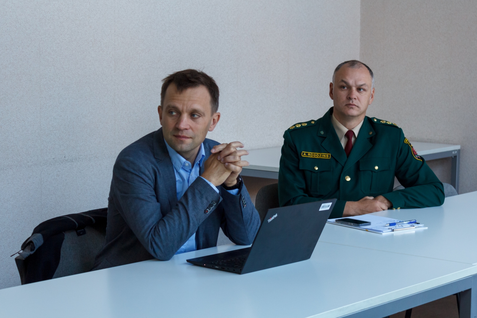 FOTO: Frontex aģentūras sadarbības koordinators apmeklē Latvijas – Krievijas ārējo robežu