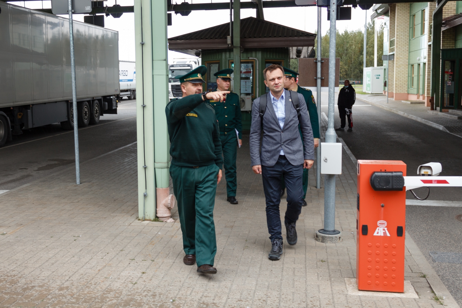 FOTO: Frontex aģentūras sadarbības koordinators apmeklē Latvijas – Krievijas ārējo robežu