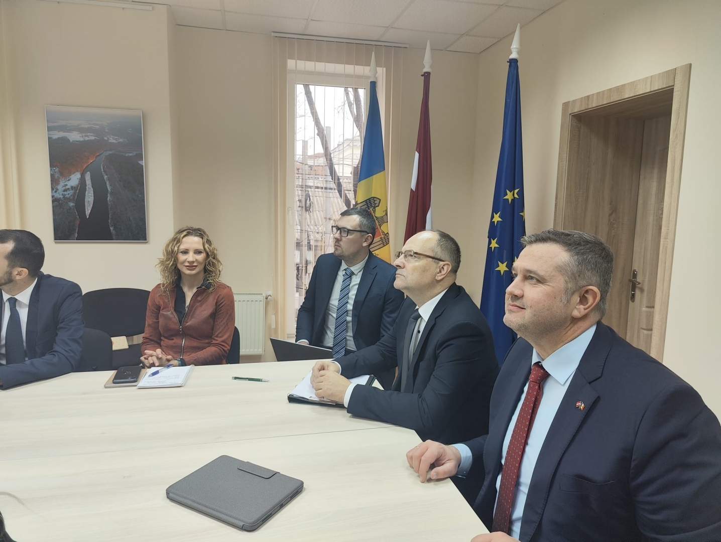 Publicitātes informācija par atskaites konferenci Moldovā 06.-07.12.2023