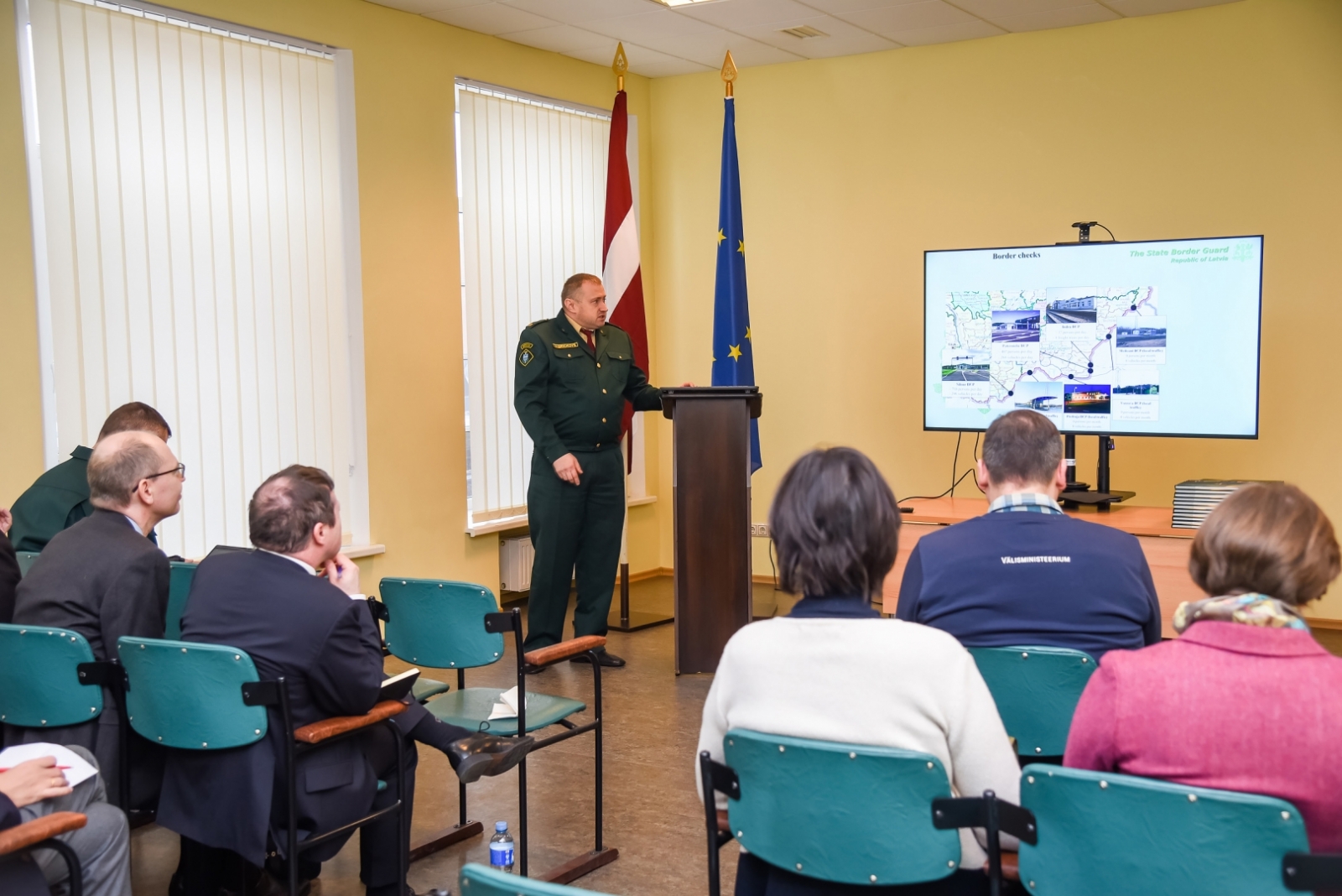 Eiropas valstu vēstnieku un vēstniecības pārstāvju vizīte Valsts robežsardzē
