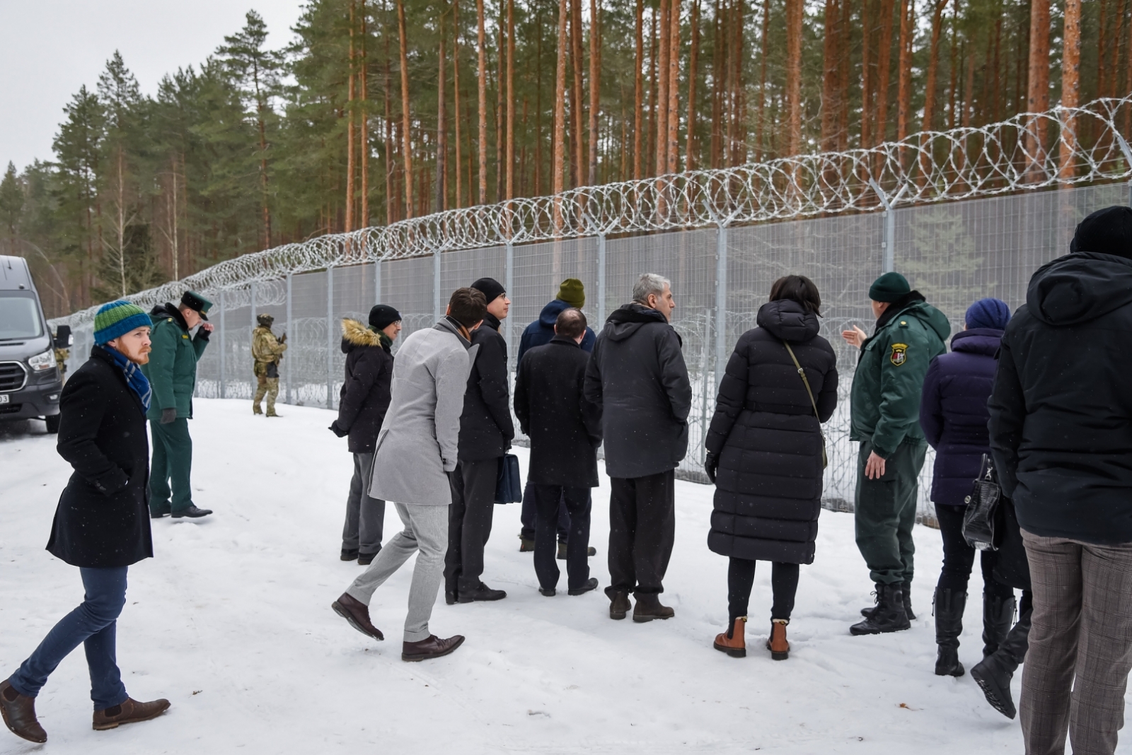 Eiropas valstu vēstnieku un vēstniecības pārstāvju vizīte Valsts robežsardzē