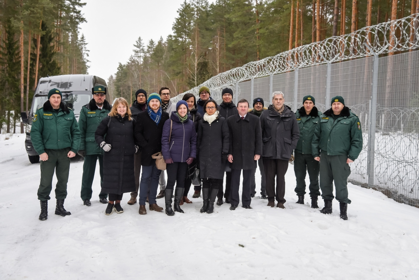 Eiropas valstu vēstnieku un vēstniecības pārstāvju vizīte Valsts robežsardzē