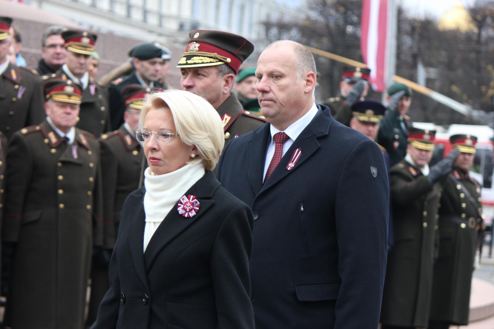 Foto: 11.novembrī, godinot Latvijas brīvības cīnītājus un karavīrus, visā Latvijā atzīmē Lāčplēša dienu.