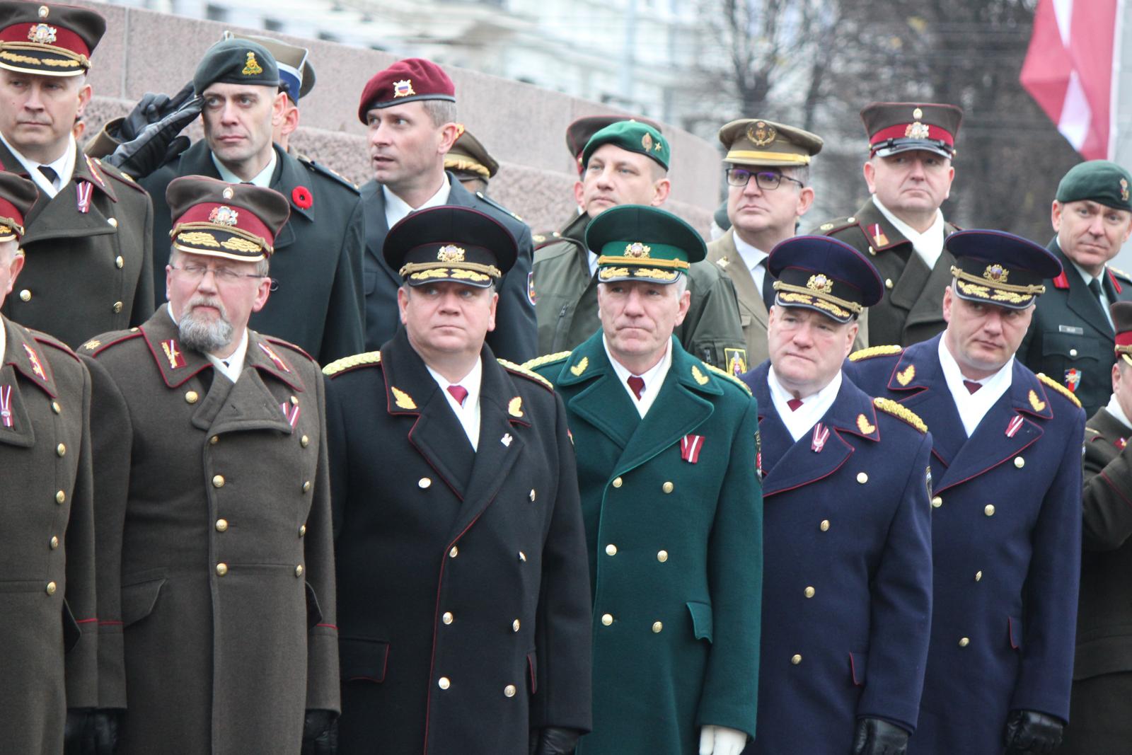 Foto: 11.novembrī, godinot Latvijas brīvības cīnītājus un karavīrus, visā Latvijā atzīmē Lāčplēša dienu.