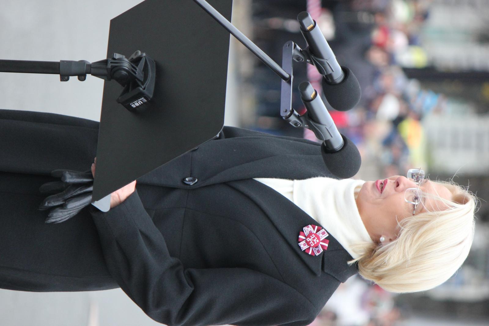 Foto: 11.novembrī, godinot Latvijas brīvības cīnītājus un karavīrus, visā Latvijā atzīmē Lāčplēša dienu.