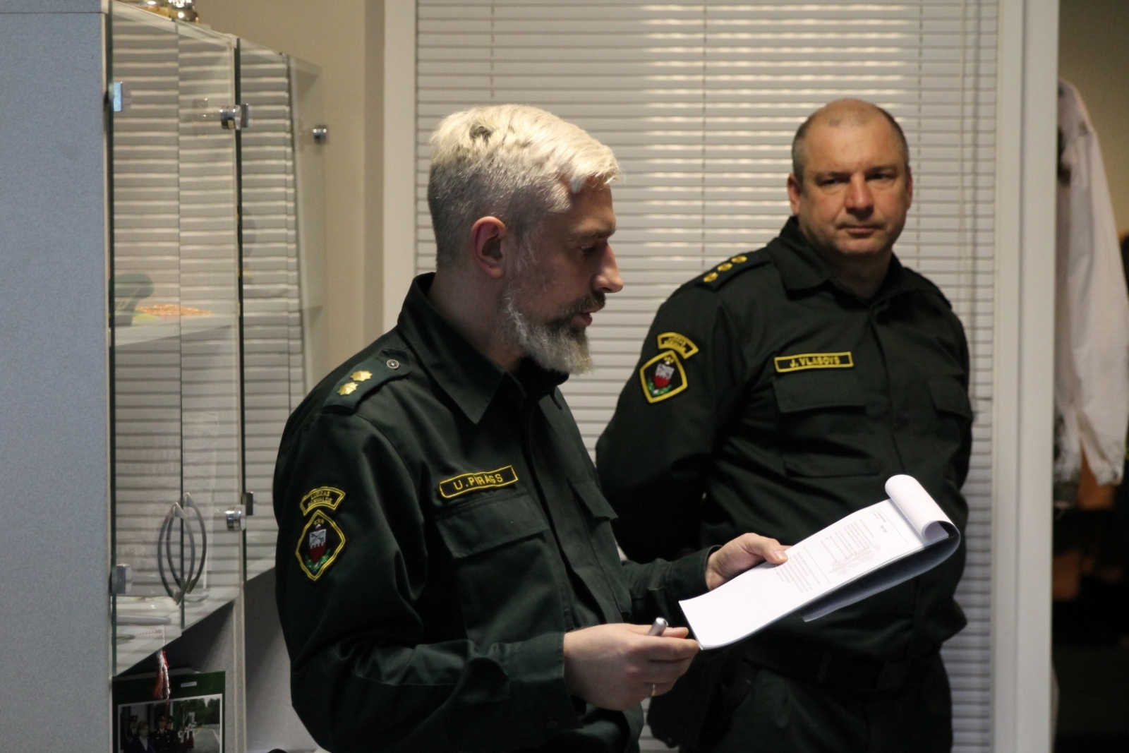 FOTO: Ārvalstu pārstāvniecību delegācijas apmeklē Valsts robežsardzi