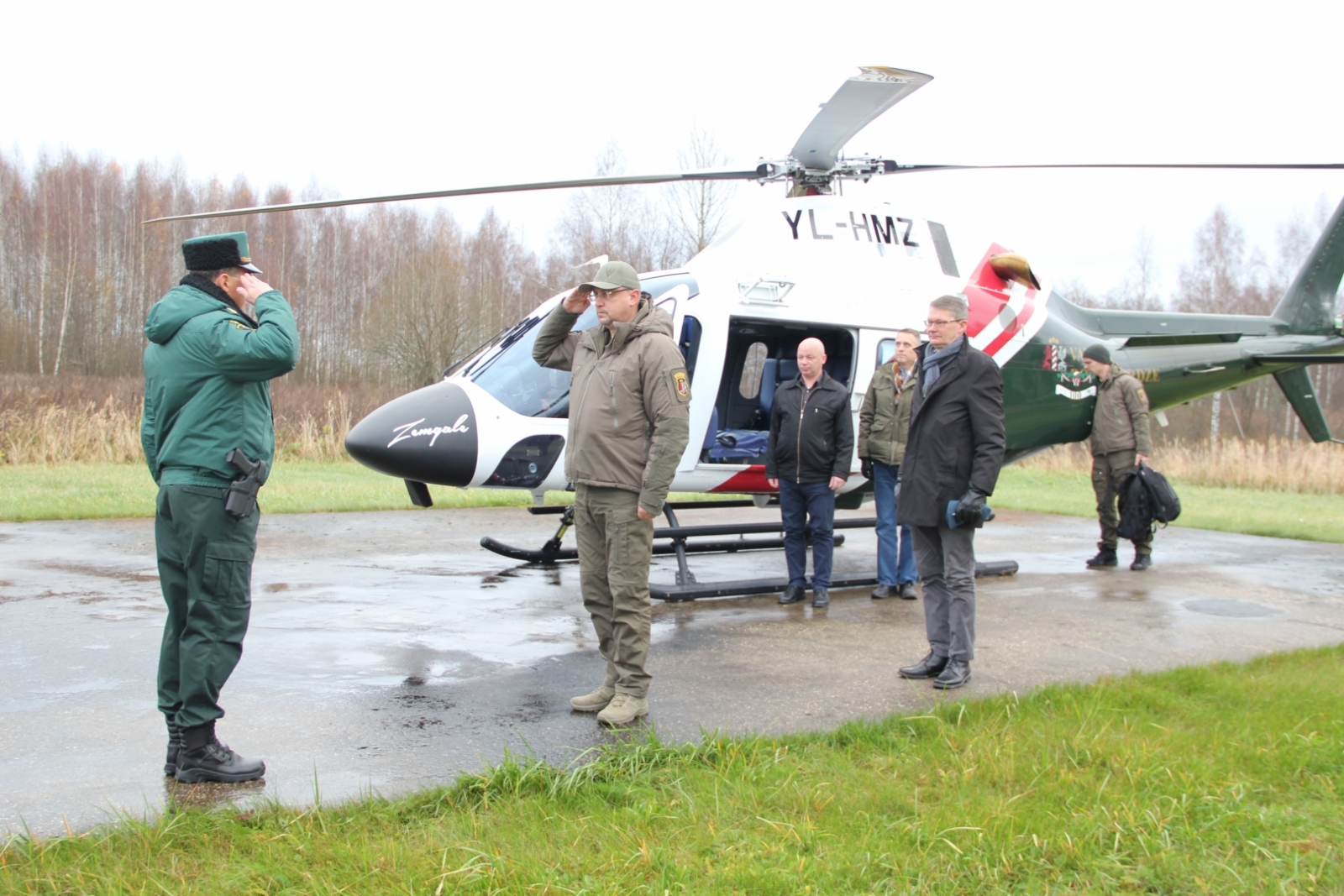 Tiekas Latvijas un Somijas Robežapsardzības iestāžu vadītāji