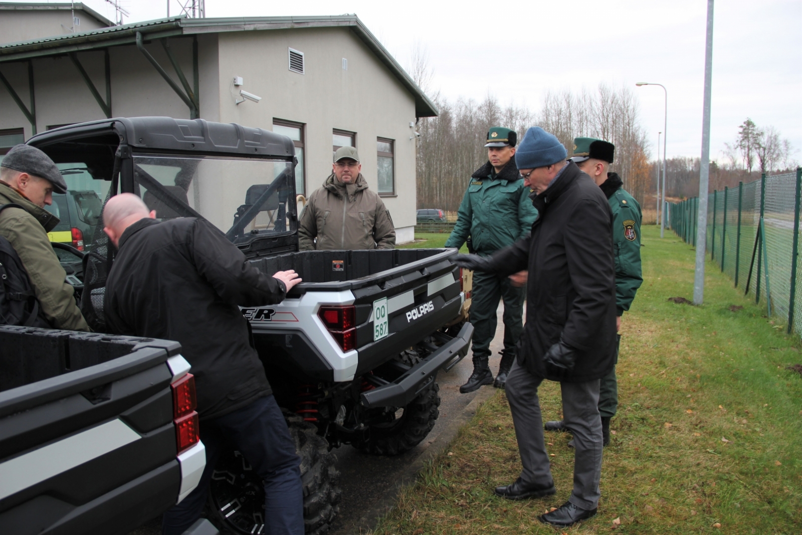 Tiekas Latvijas un Somijas Robežapsardzības iestāžu vadītāji
