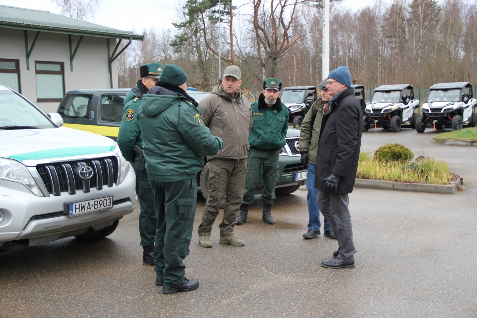 Tiekas Latvijas un Somijas Robežapsardzības iestāžu vadītāji