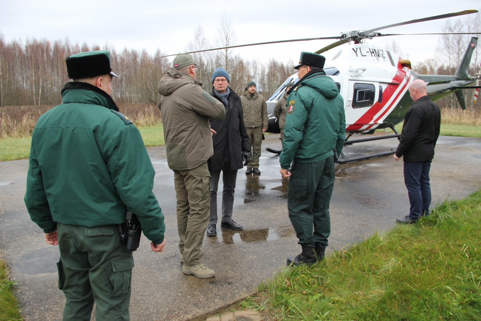 Tiekas Latvijas un Somijas Robežapsardzības iestāžu vadītāji