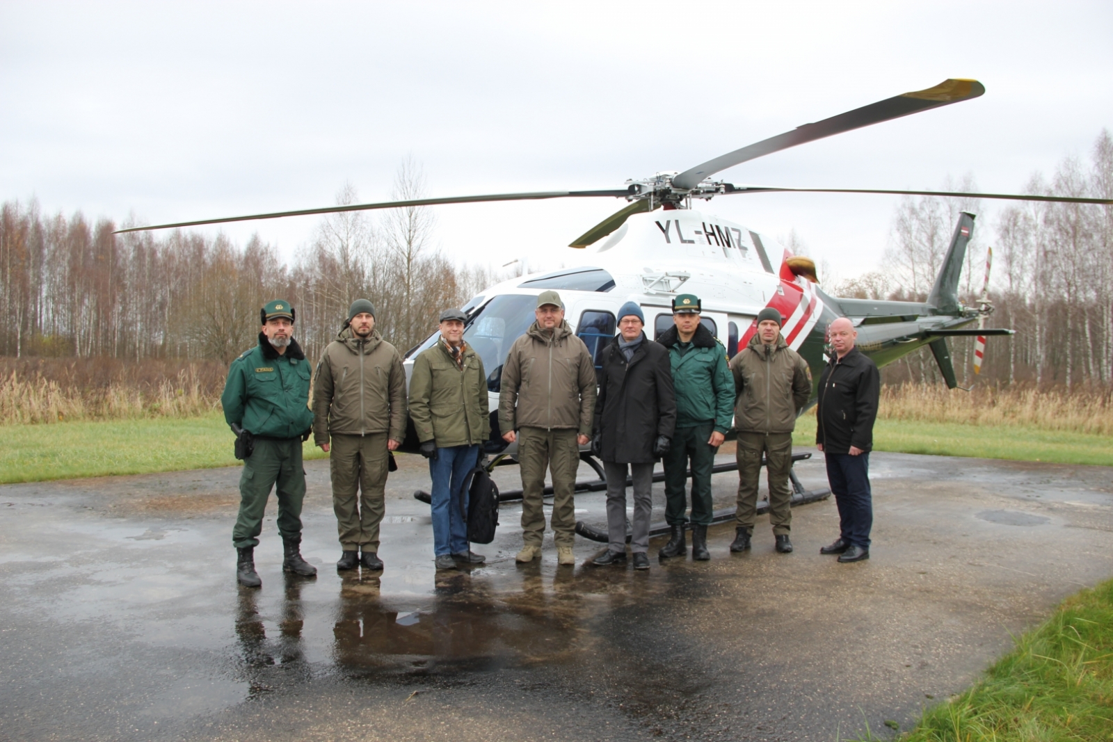 Tiekas Latvijas un Somijas Robežapsardzības iestāžu vadītāji