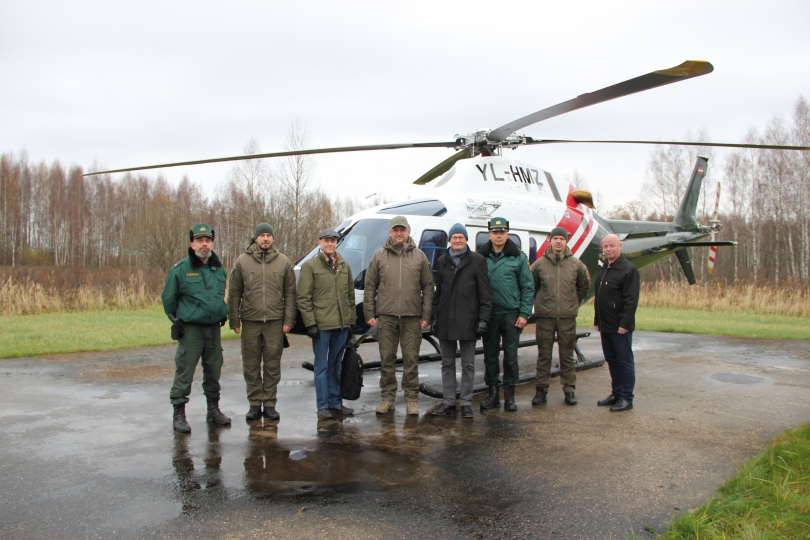 Tiekas Latvijas un Somijas Robežapsardzības iestāžu vadītāji