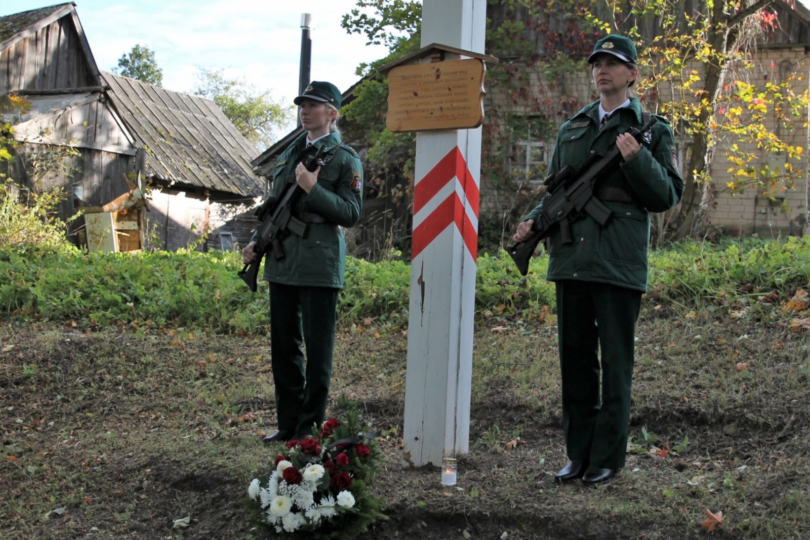 Norisinājās Robežsardzes sagrāves un represēto robežsargu piemiņai veltītie atceres pasākumi