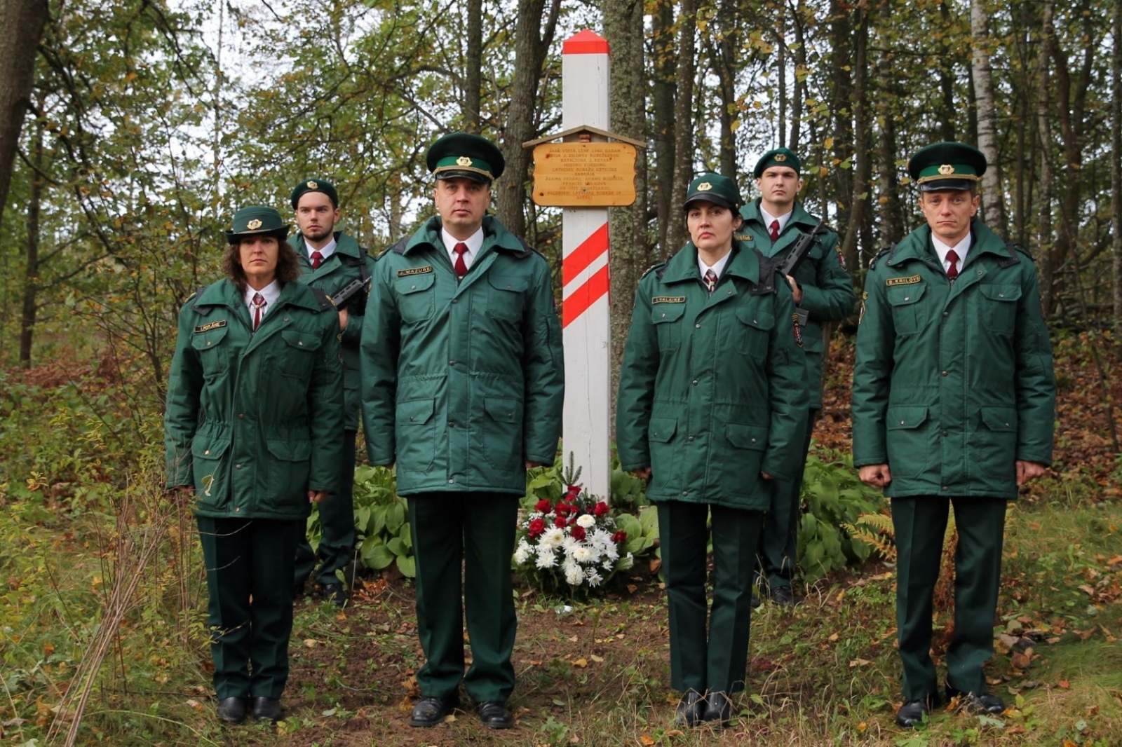 Norisinājās Robežsardzes sagrāves un represēto robežsargu piemiņai veltītie atceres pasākumi