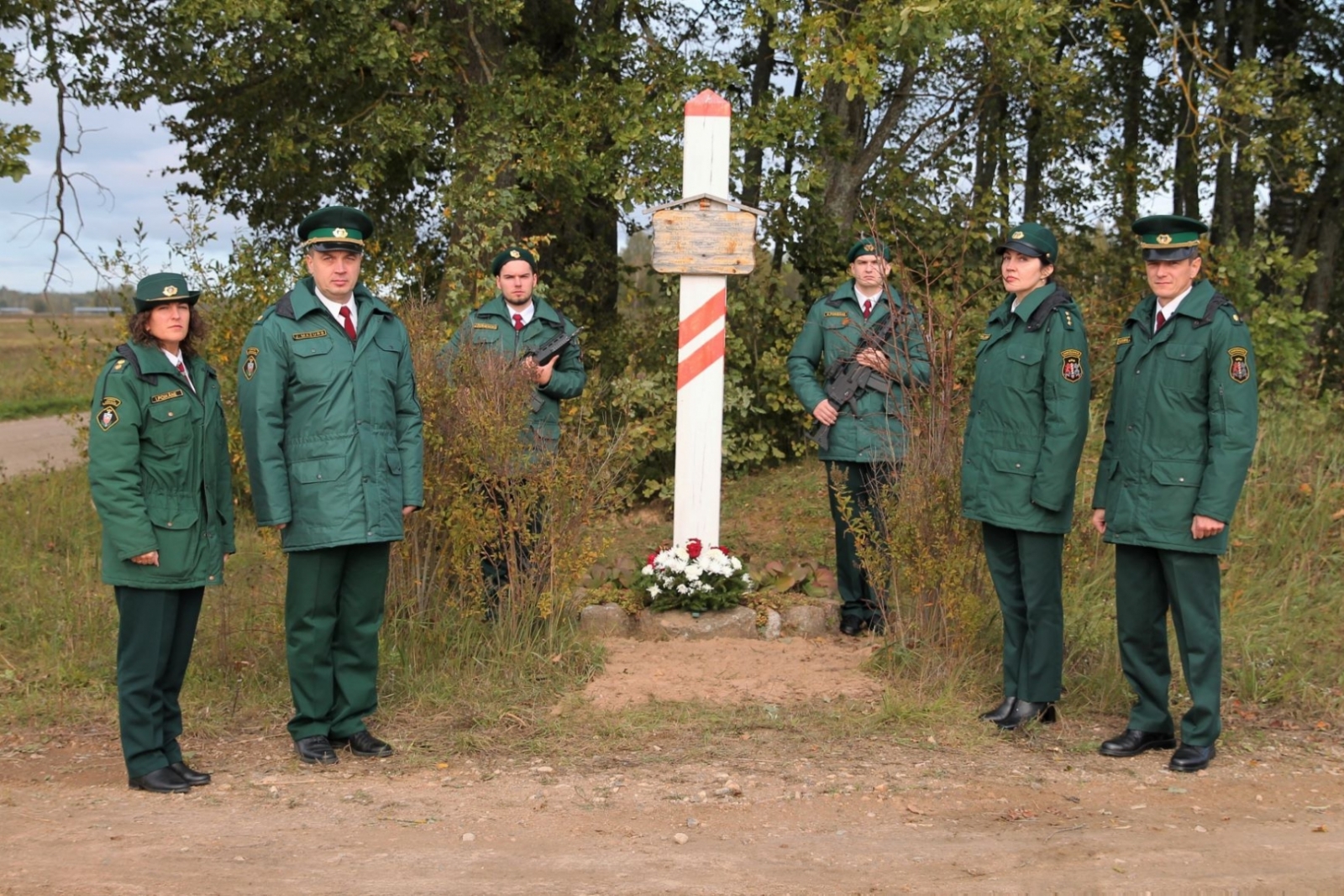 Norisinājās Robežsardzes sagrāves un represēto robežsargu piemiņai veltītie atceres pasākumi