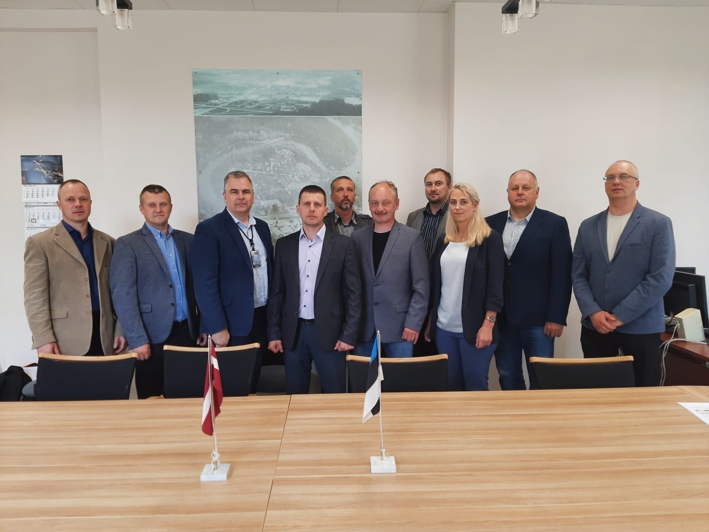 Tiekas Latvijas un Igaunijas pilnvaroto robežas pārstāvju vietnieki un palīgi