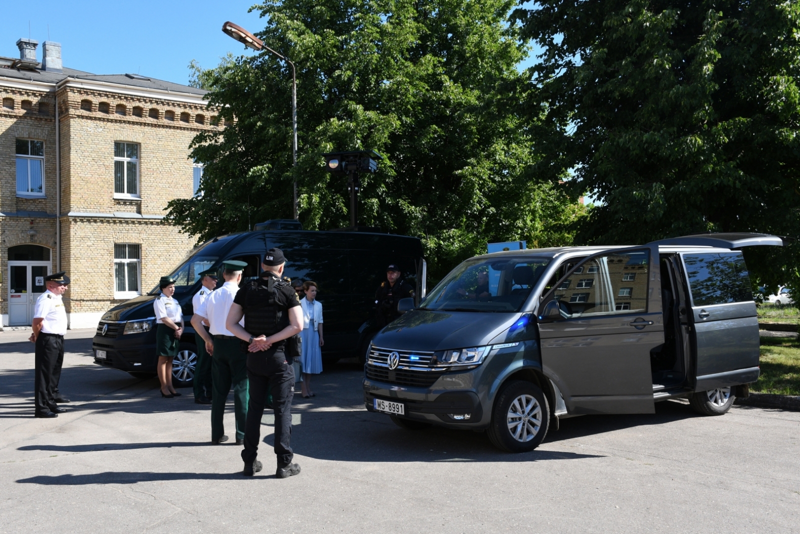 FOTO: Iekšlietu ministe Valsts robežsardzē