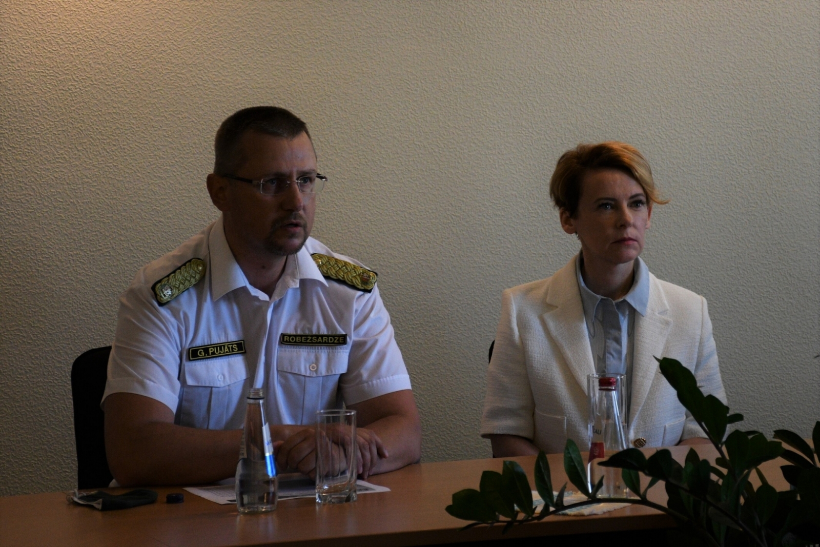 FOTO: Iekšlietu ministe Valsts robežsardzē