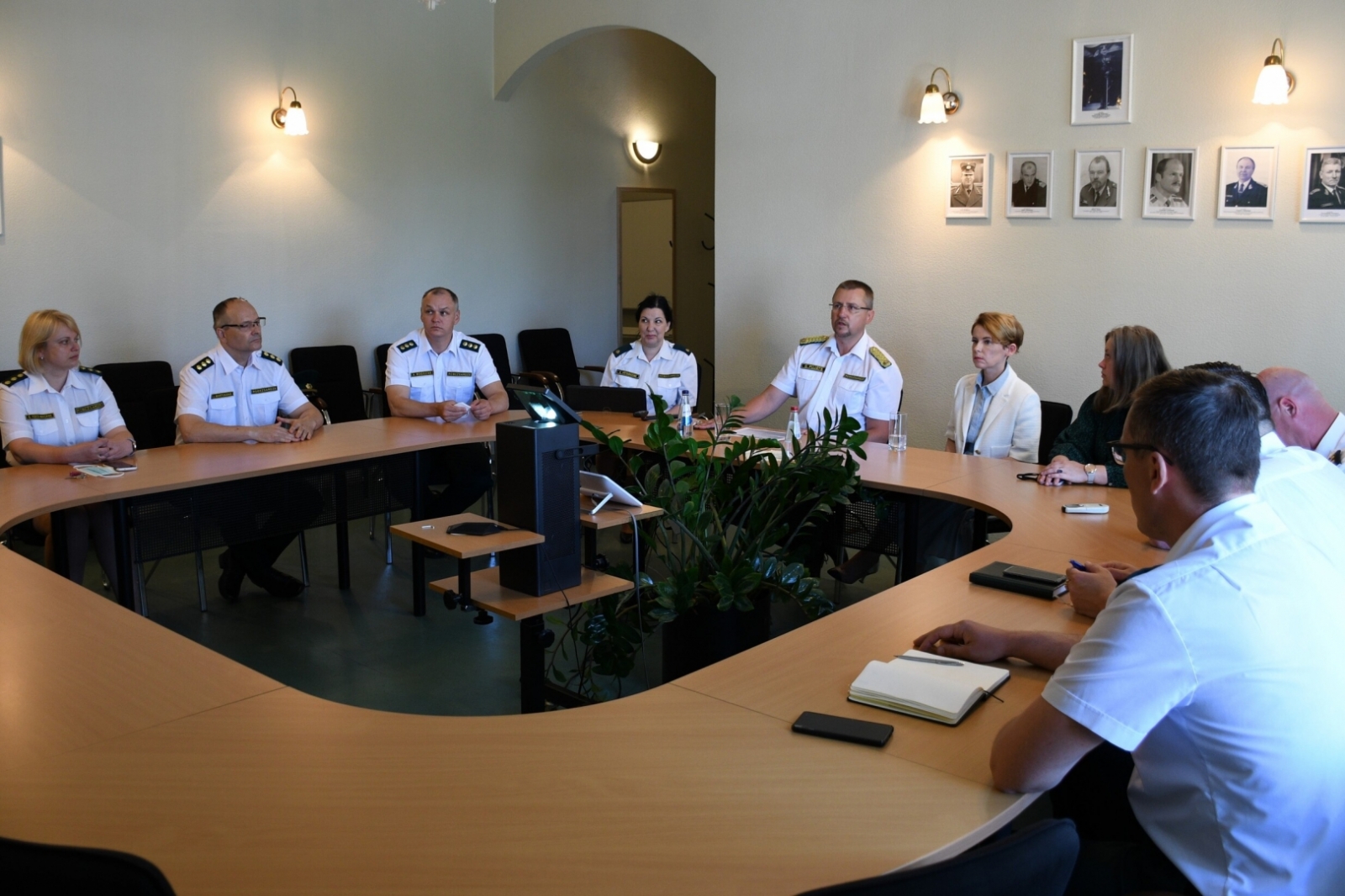 FOTO: Iekšlietu ministe Valsts robežsardzē