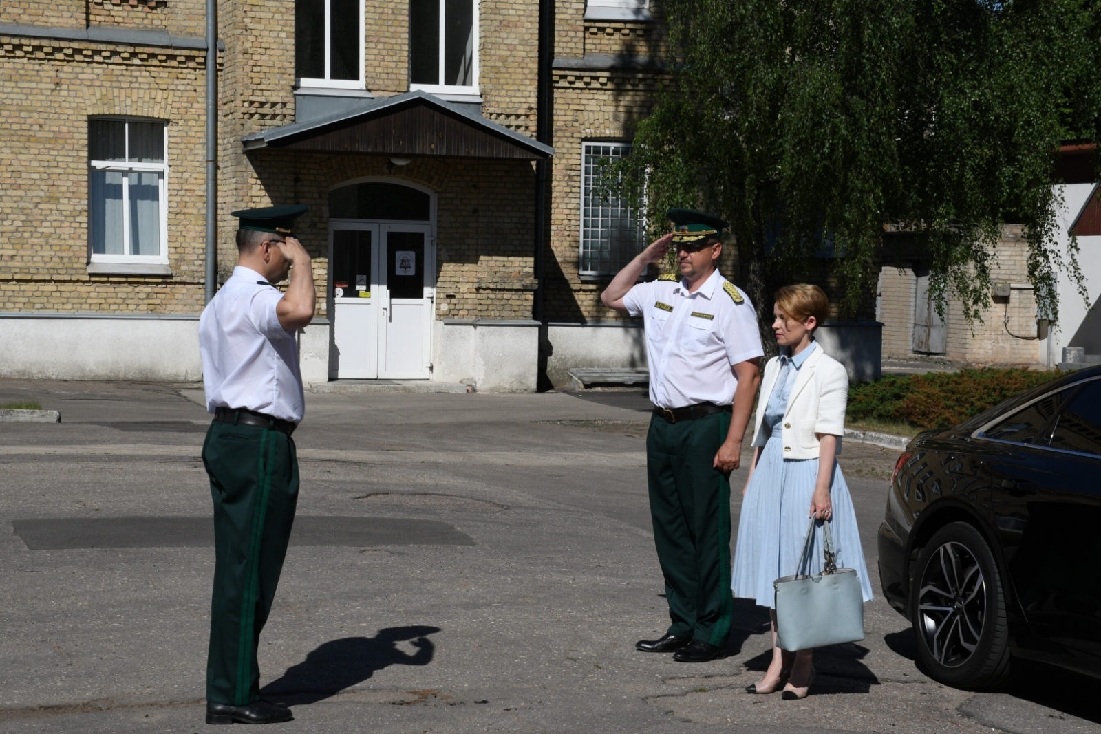 FOTO: Iekšlietu ministe Valsts robežsardzē