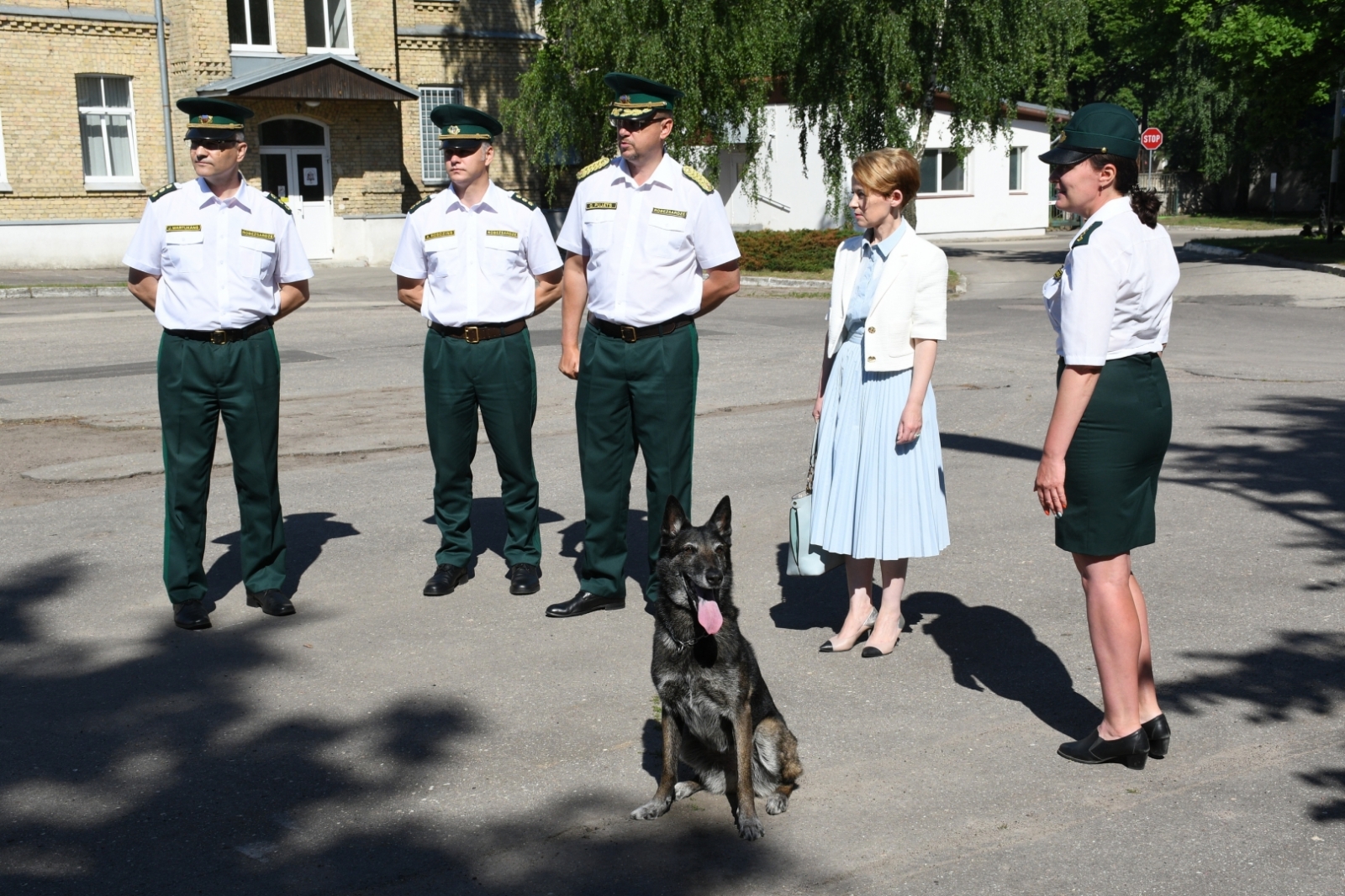 FOTO: Iekšlietu ministe Valsts robežsardzē