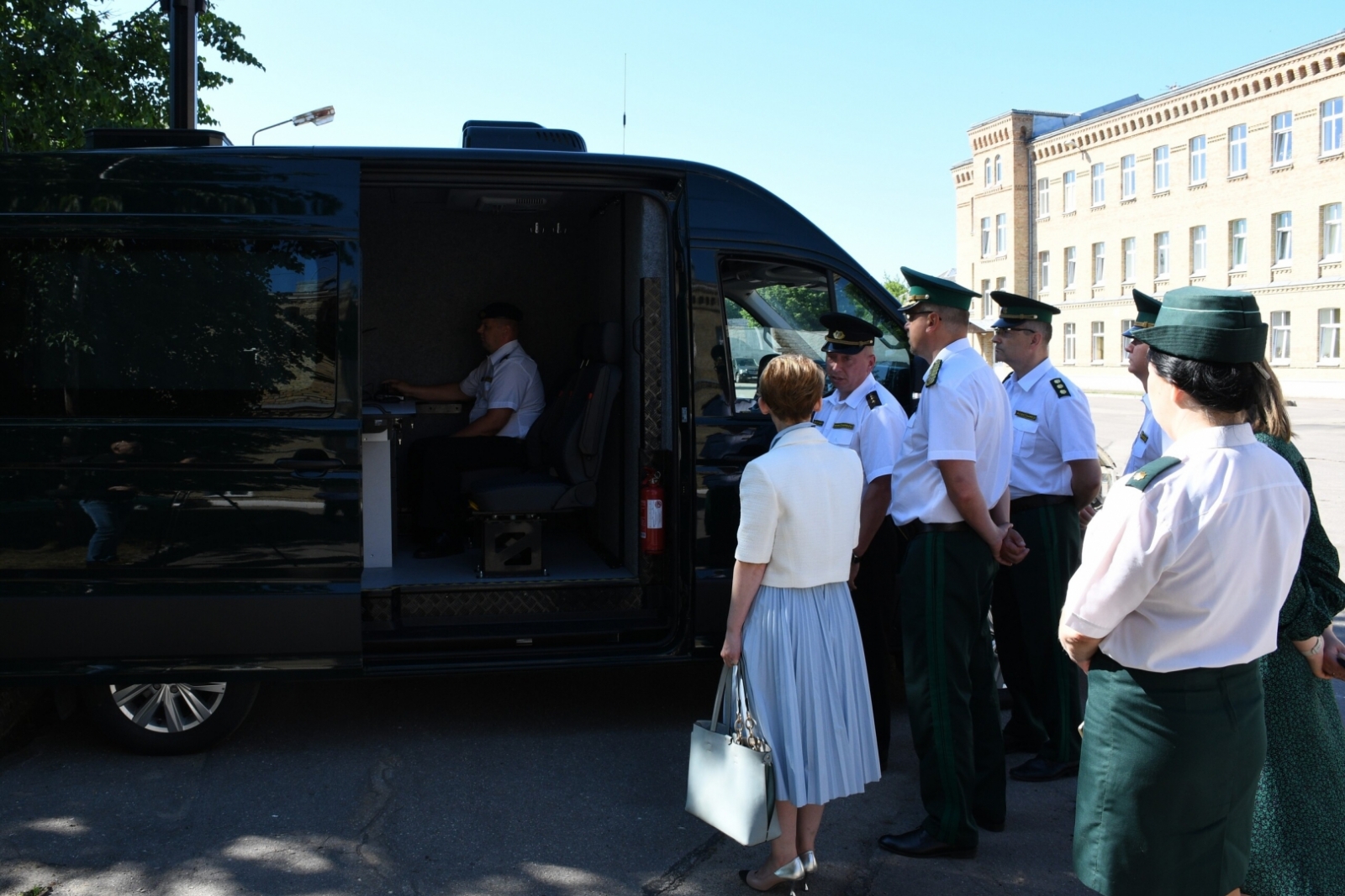FOTO: Iekšlietu ministe Valsts robežsardzē