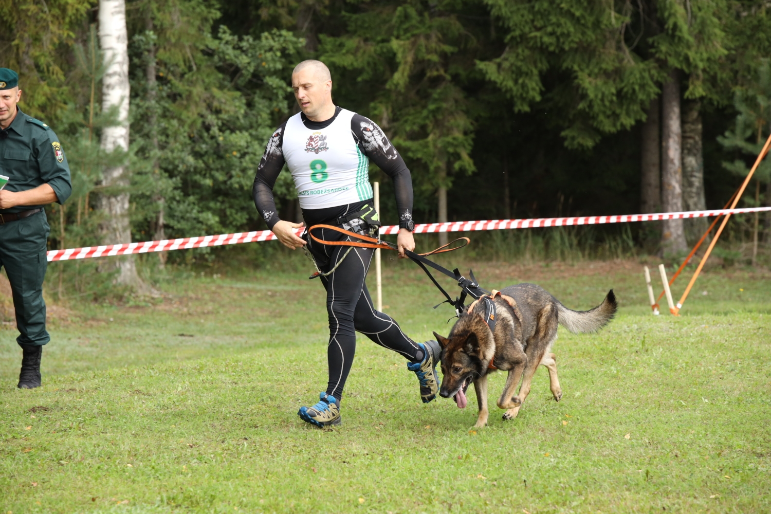 FOTO: Kinologu biatlona sacensību norise