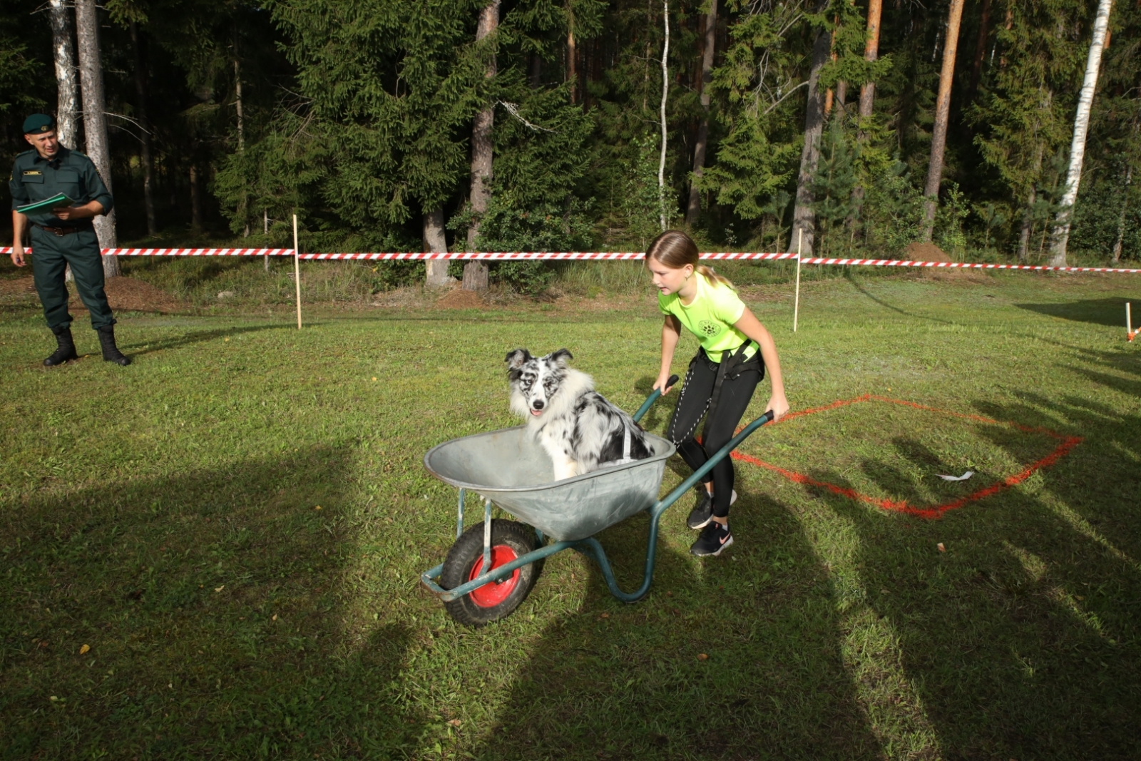 FOTO: Kinologu biatlona sacensību norise
