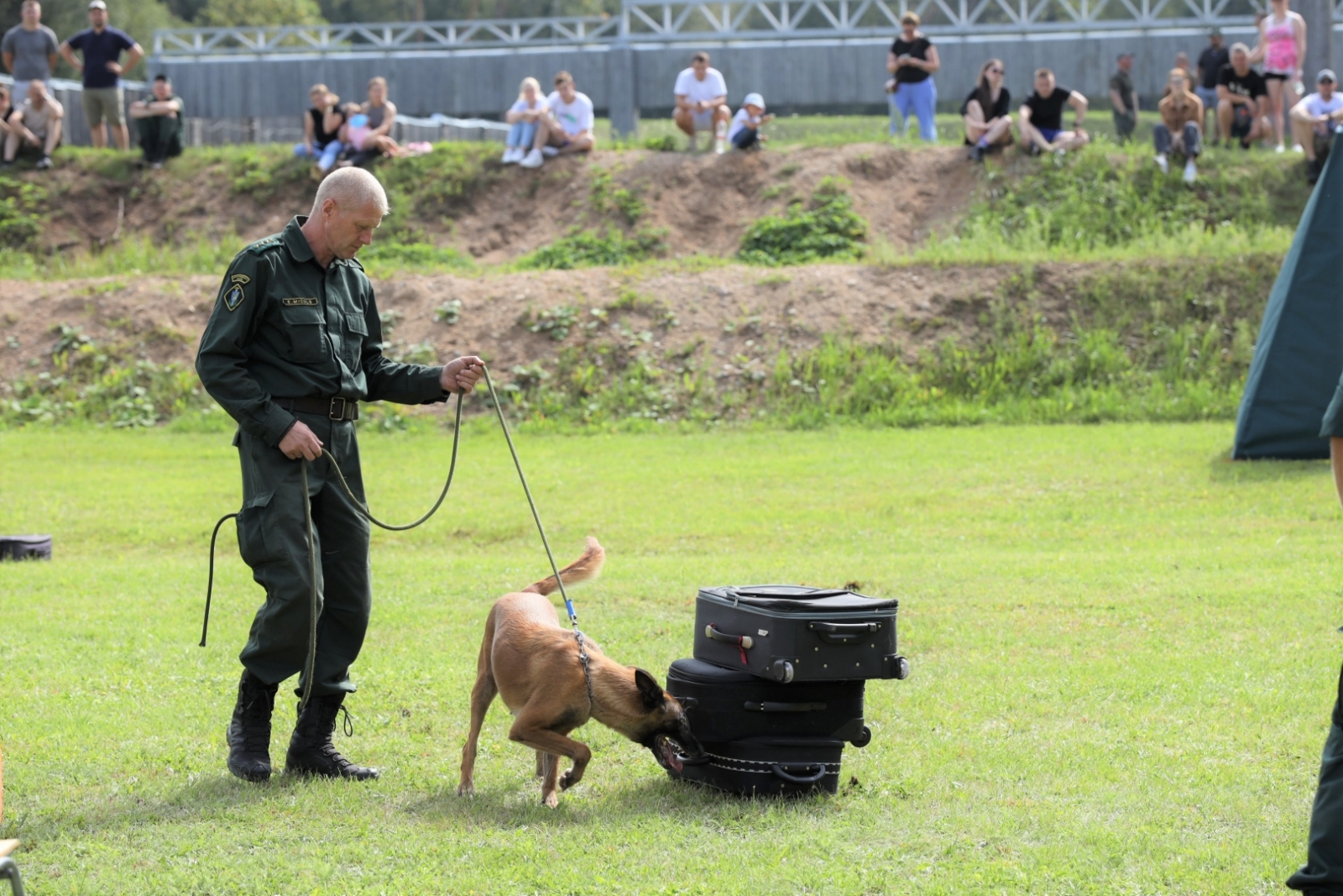 FOTO: Kinologu biatlona sacensību norise