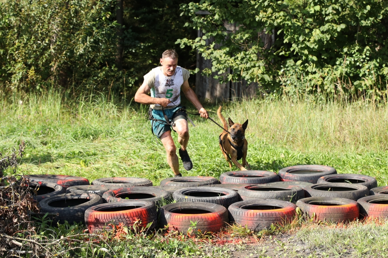 FOTO: Kinologu biatlona sacensību norise