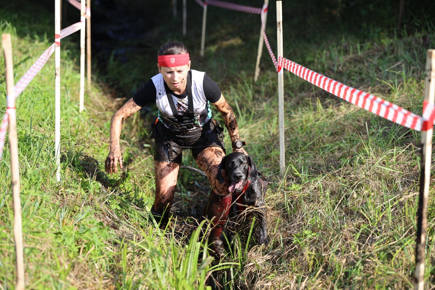 FOTO: Kinologu biatlona sacensību norise