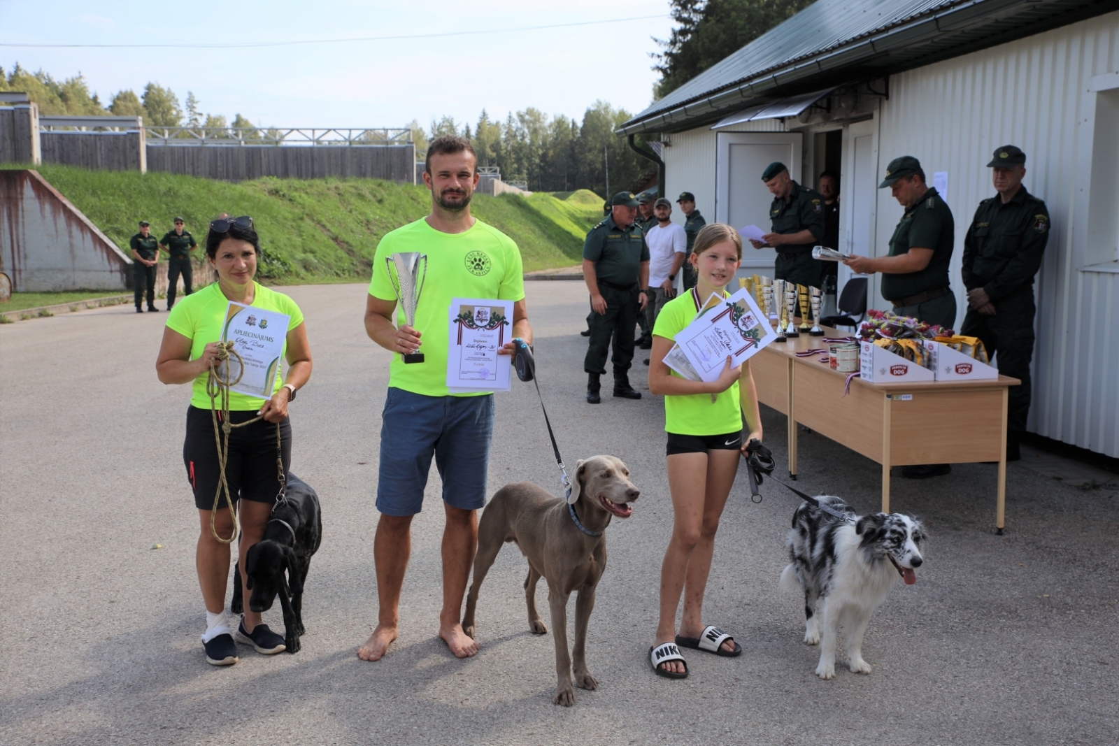 FOTO: Kinologu biatlona sacensību norise