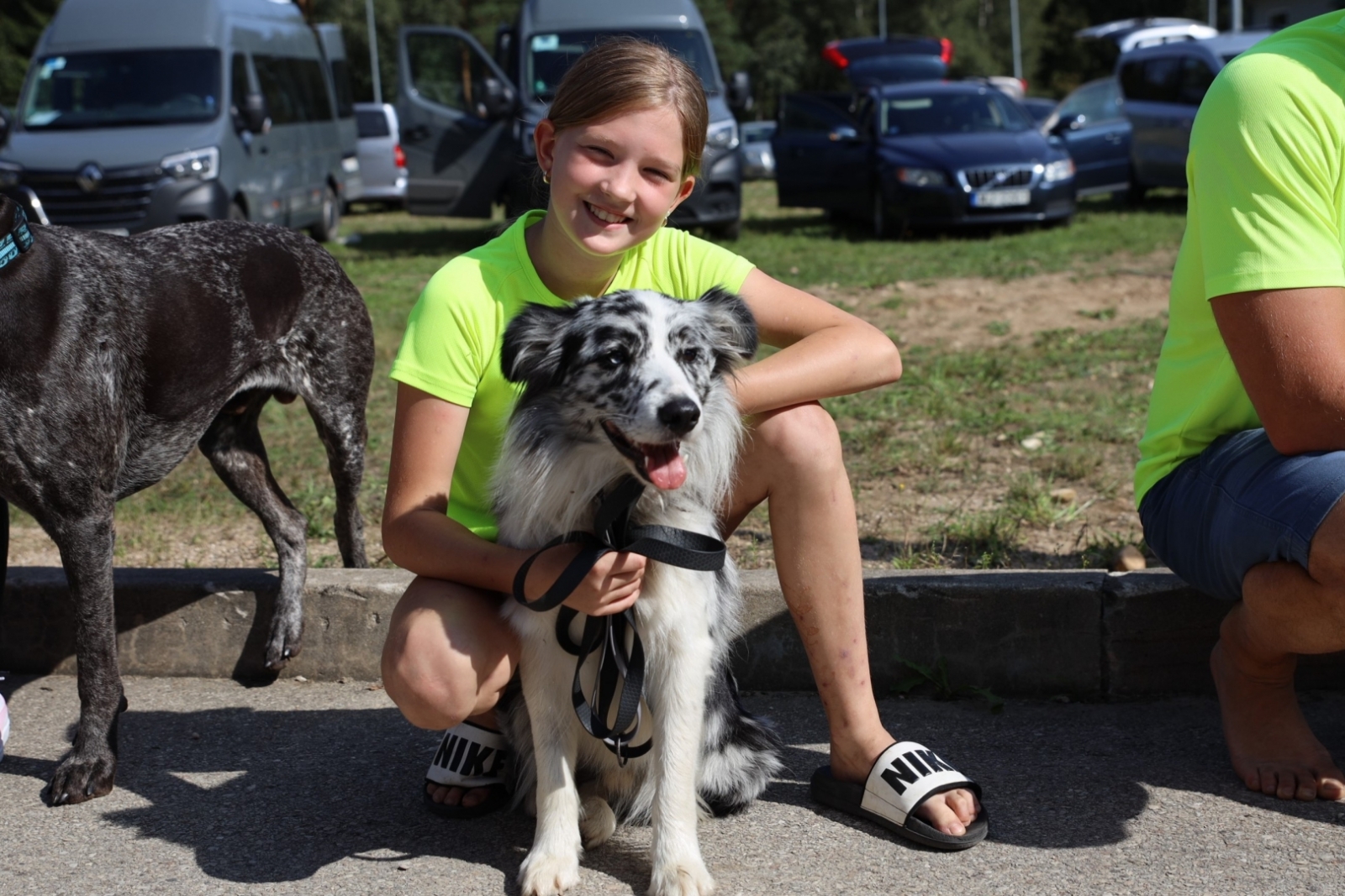 FOTO: Kinologu biatlona sacensību norise