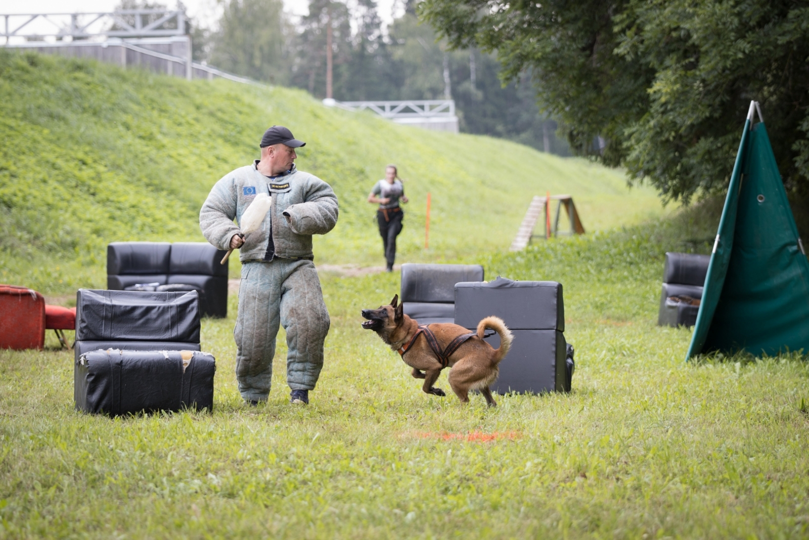 Norisinājās starptautiskās kinologu biatlona sacensības “Latvija 2023”