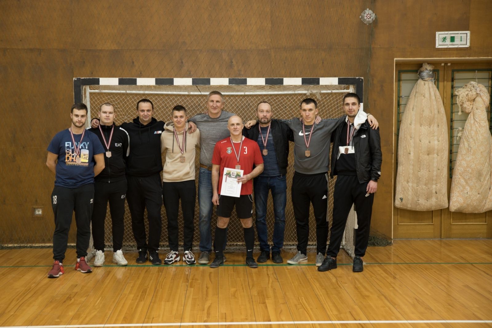 Valsts robežsardzes koledžas komanda uzvar Valsts robežsardzes telpu futbola sacensībās