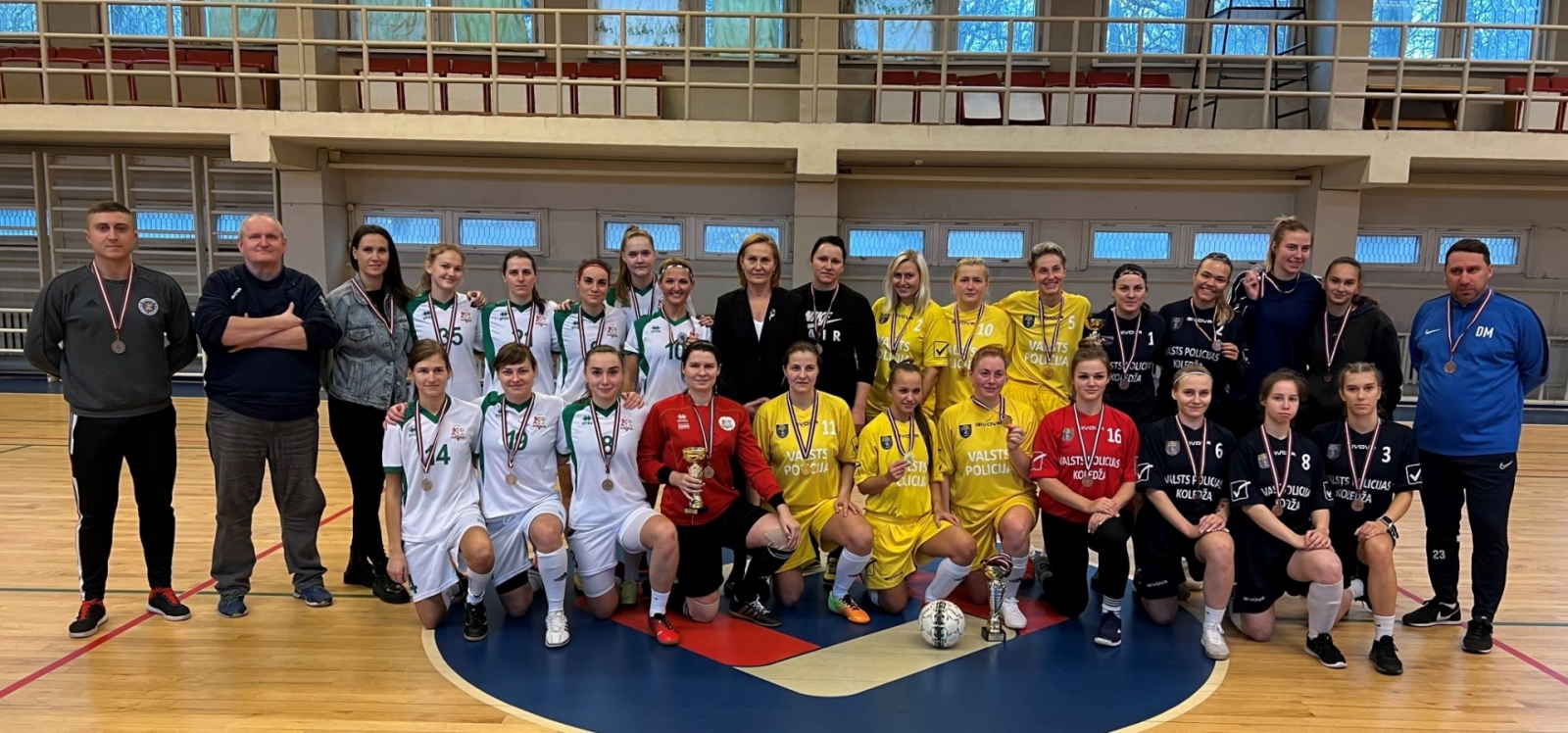 Valsts robežsardzes futbolistes ieguva 2.vietu Iekšlietu ministrijas sacensībās