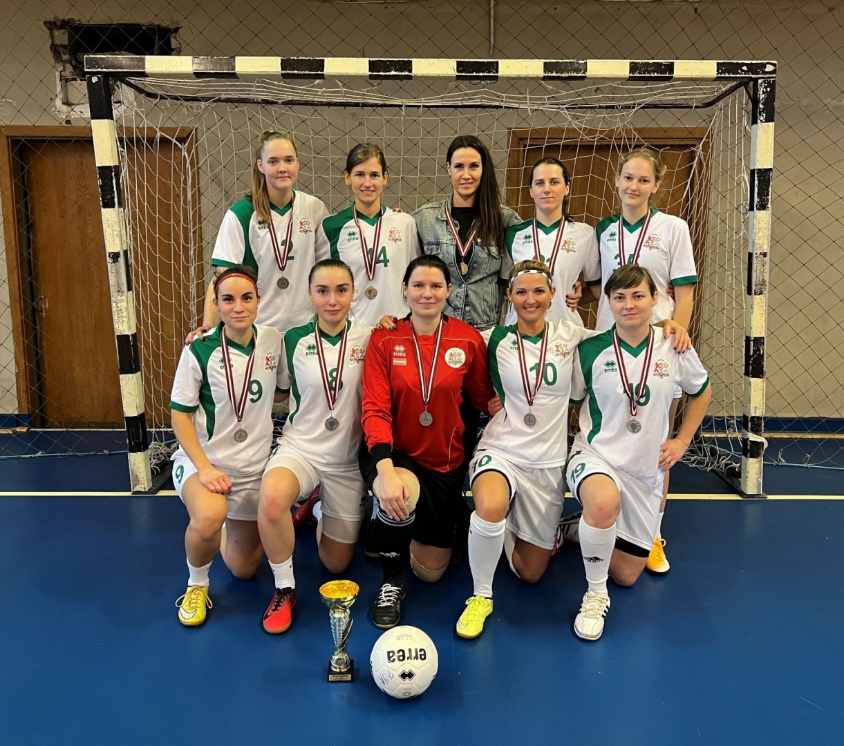 Valsts robežsardzes futbolistes ieguva 2.vietu Iekšlietu ministrijas sacensībās