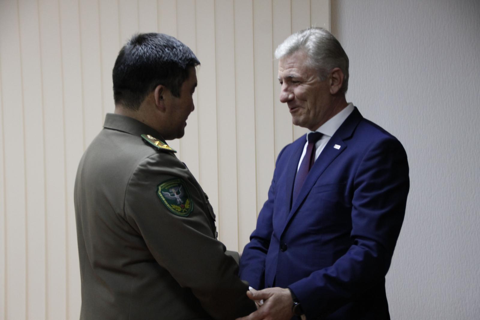 foto: Valsts robežsardzes priekšnieks vizītē Kirgizstānā