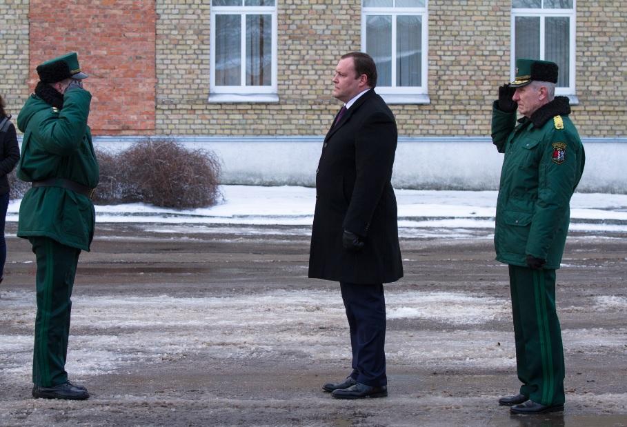 Notika Valsts robežsardzes priekšnieku maiņas ceremonija